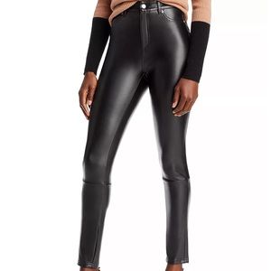 Black leather pants